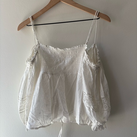 Free people Bambino Top In Ivory Sz L - Picture 4 of 8